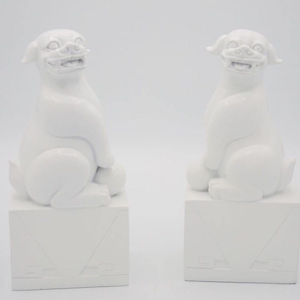 SOLD Jonathan Adler Foo Dog Bookends